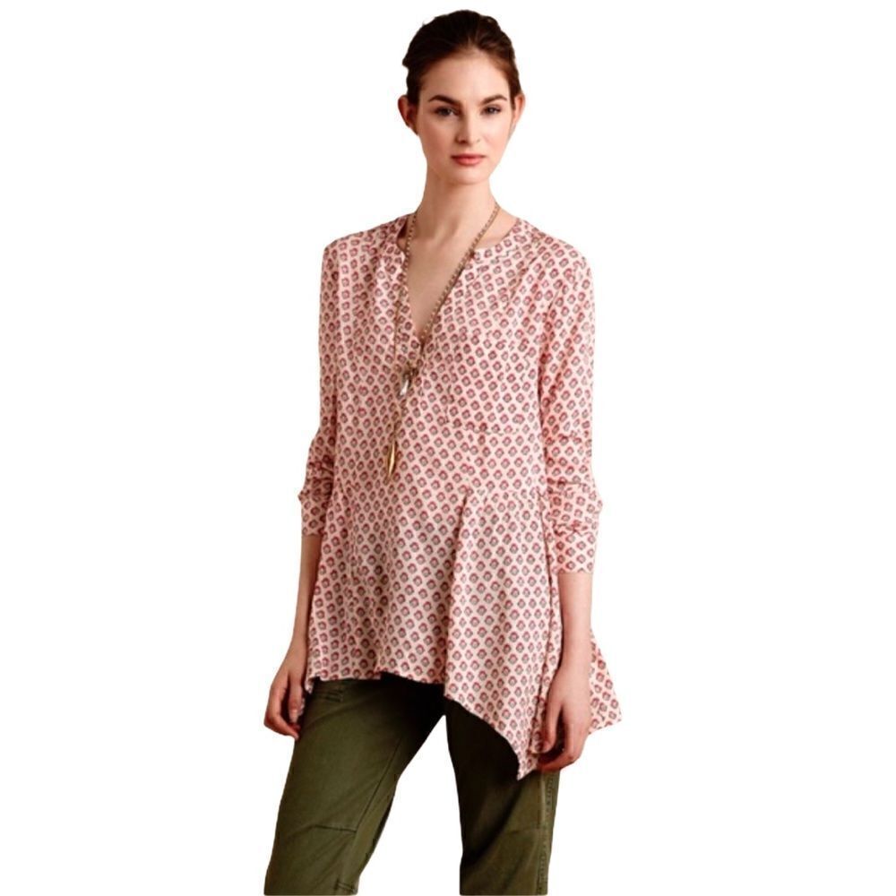 Anthropologie Maeve Laiken Henley Tunic